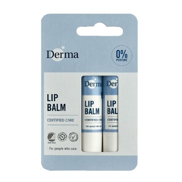 丹麥 Derma 蜂蠟植萃護唇膏(兩件組)