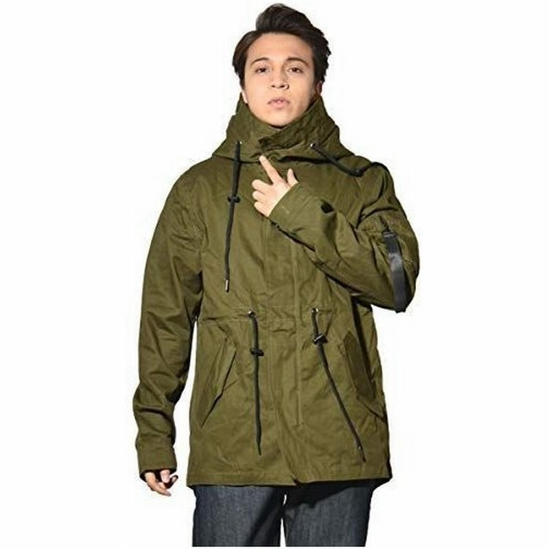 モッズコート メンズ 大きいサイズ 薄手 ミリタリージャケット 無地 迷彩柄 オリーブ Xl 通販 Lineポイント最大get Lineショッピング