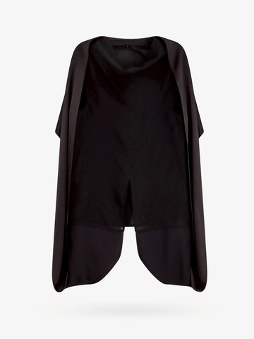 Wool top with satin detail - LE 17 SEPTEMBRE - gender_Woman