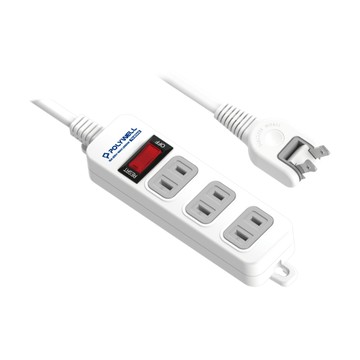 POLYWELL 2P電源插座延長線 1切3座 6尺