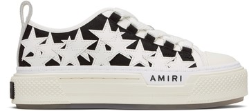 AMIRI 黑色 & 白色 Stars Court Low 运动鞋