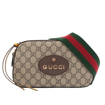 GUCCI GG Supreme Ophidia 虎頭標誌 斜背包 _廠商直送