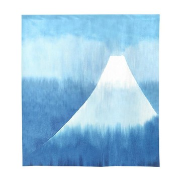 門簾 日本製 中門簾 寧靜富士山