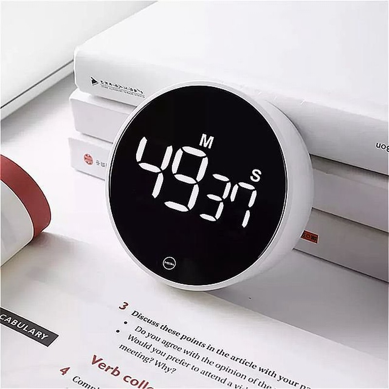 Blueekin タイマー LED大画面 キッチン用タイマー カウントアップ ダウン デジタルタイマー 最高設定値9時59分59秒 音量調節可能 振動  消音ストップウォッチ Usb-c充電 マグネット付き 軽量 会議 限定特価 キッチンタイマー、電子磁気デジタルキッチンタイマー24時間 ...