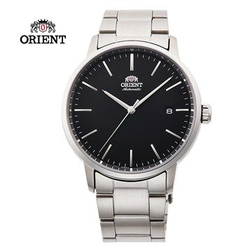 ORIENT 東方錶 DATEⅡ系列 機械錶 鋼帶款 黑色 RA-AC0E01B -40.0mm