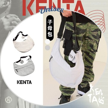 韓系子母餃子包 大容量單肩包 尼龍防潑水 男生配件 多夾層 附小零錢包 健太選物⋆˖°