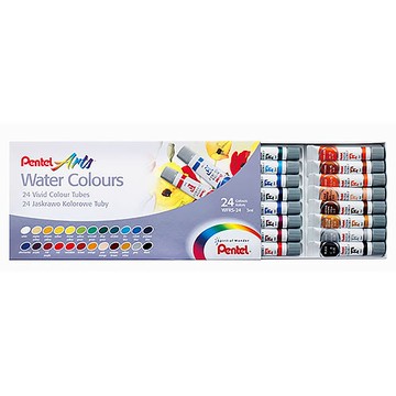 Pentel 飛龍牌 WFRS-24T 積層軟管 不透明水彩 24色 5ml