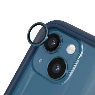 iPhone 13 mini 9H 鏡頭玻璃保護貼 藍