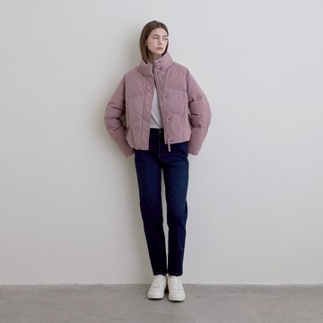 GIORDANO 女裝加絨直筒牛仔褲 Two Mile Wear系列 05415624