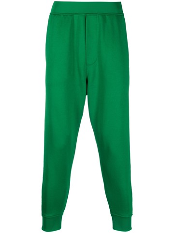 Dsquared2 - logo-print track pants - men - Cotton/Polyester/Cotton - S - Green