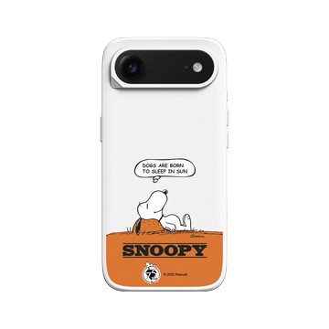 iPhone Air SolidX 白 - 史努比 Snoopy 75th Anniversary - 75週年-休息一下