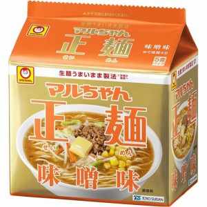 マルちゃん 正麺 味噌味 ５食パック ×6