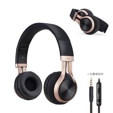 E-BOOKS S83 高質感頭戴式摺疊耳機 支援Android / iOS系統 適用單插孔設備