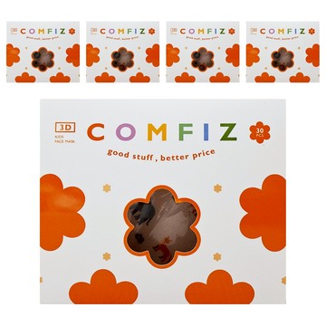 COMFIZ 康菲 兒童3D醫療口罩 3~7歲  5盒  叢林探險  30片