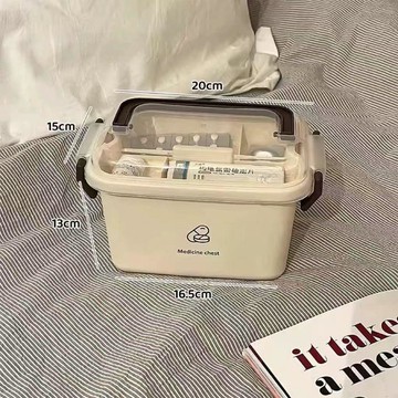 【醫藥箱】 藥物收納盒 家庭醫藥箱 急救箱 藥品收納盒 居家用藥箱 大容量藥箱 宿舍藥箱 藥盒 收納箱 醫藥收納