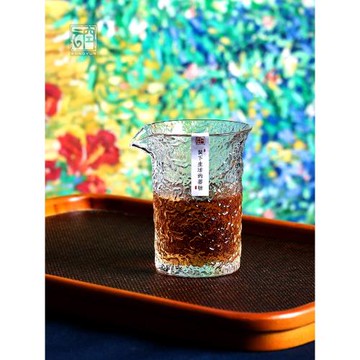 祥云玻璃公道杯分茶器 加厚耐高溫帶茶濾無把小號150ml茶具套裝