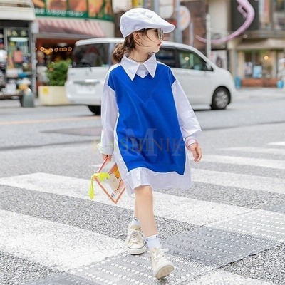 子供ワンピース 子ともブラウス ロング丈ブラウス 子供服 春秋 可愛い きれいめ 女の子 通学 長袖ワンピース キッズカジュアル 小学生 中学生 オシャレ 通販 Lineポイント最大get Lineショッピング