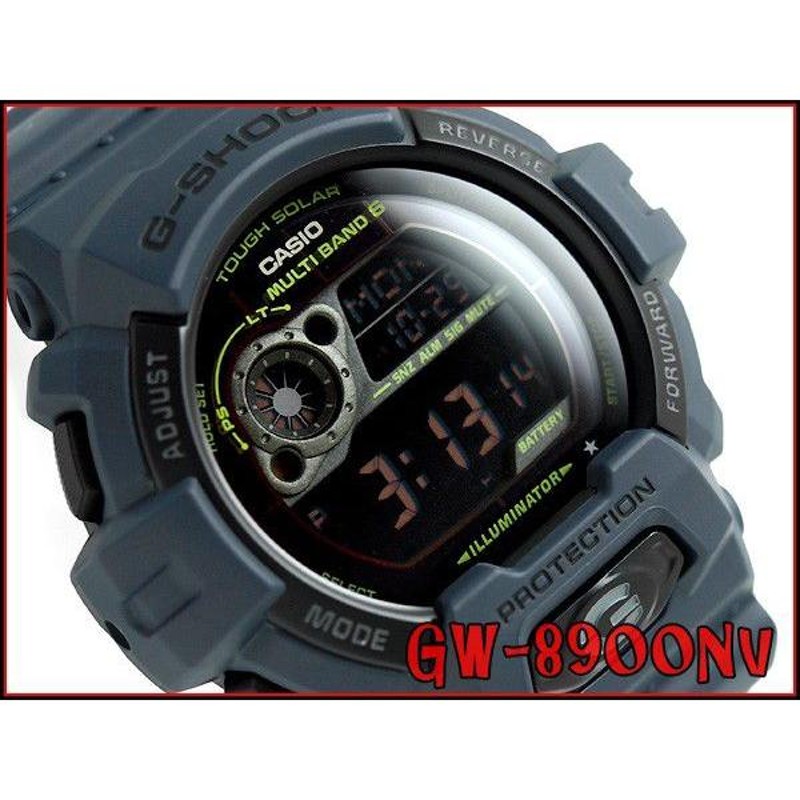 G-SHOCK GW-8900NV 3268 カシオ ネイビー 電波ソーラー - 時計