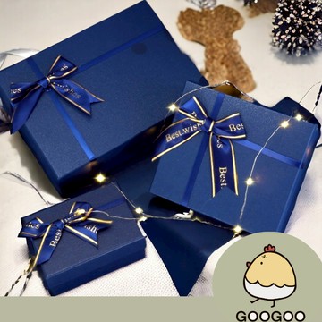 海軍藍驚喜禮物盒 月光藍生日禮盒 情人節 藏藍禮物禮盒 藍色禮盒 生日禮盒 深海藍禮物盒 端午節 中秋節 節慶禮盒