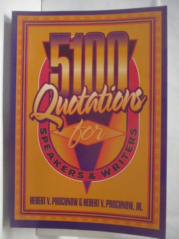 【書寶二手書T9／宗教_DQ1】5100 Quotations for Speakers and Writers