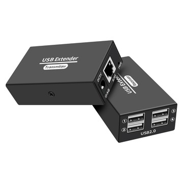 USB 介面 【宅配免運】USB2.0延長器120米1對4埠USB延長轉接器