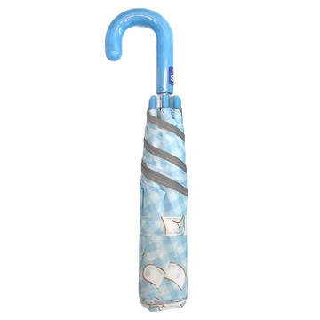 Skater 兒童折疊傘 卡通摺疊傘  傘骨長550mm 摺疊時長330mm  大耳狗 藍色