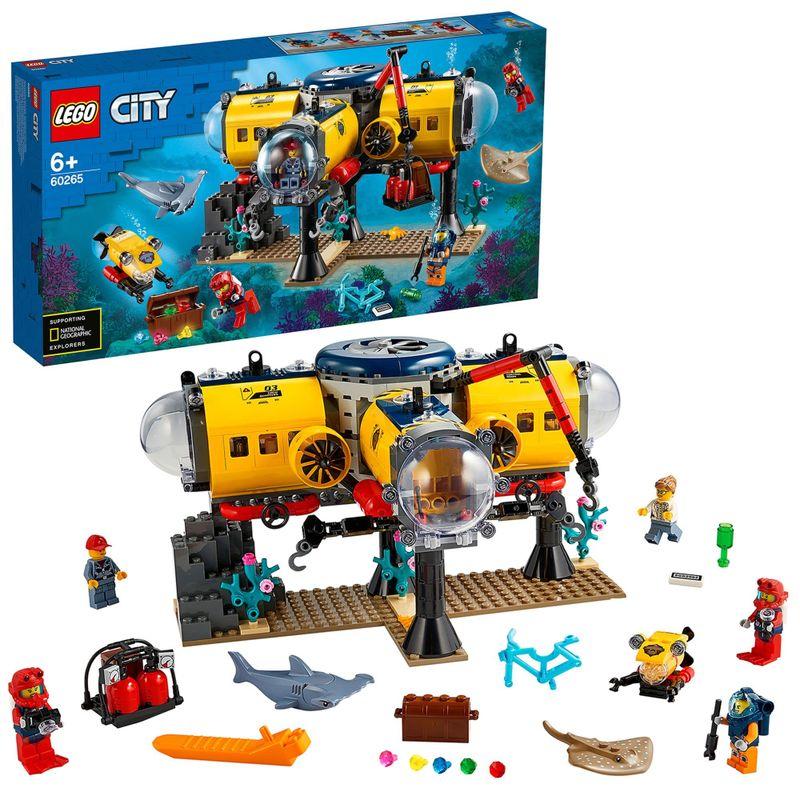 レゴ(LEGO) シティ 海の探検隊 海底探査基地 60265 おもちゃ