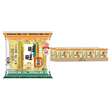 Want-Want 旺旺 仙貝 香米餅  24g  20袋