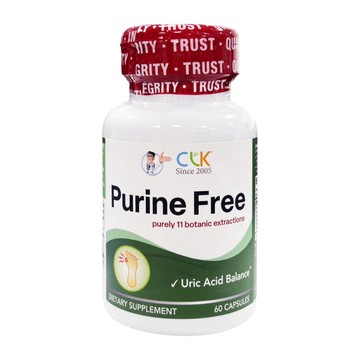 CLK Purine Free 消普靈植物提取精華營養膠囊 60粒/瓶 (美國原裝進口 含諾麗果11種植物精華)