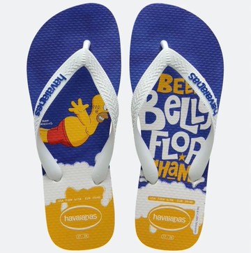 havaianas 哈瓦士 巴西人字拖 男款 Simpsons 辛普森 荷馬 涼鞋 拖鞋 夾腳拖 海灘鞋【南風百貨】