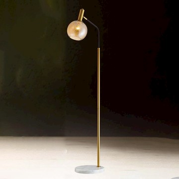 干邑色玻璃落地燈 B147-29-74215