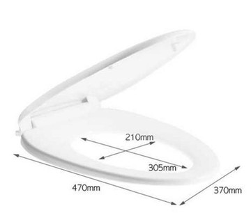 電光緩降馬桶蓋白色/牙色/CF5378S