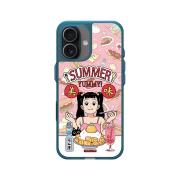 iPhone 17 Clear (相機按鈕) 夜幕藍 - 子凡 Zzifan_z - Summer Girl