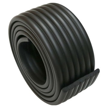 aguard W型防撞泡棉  8mm x 80mm x 2m  黑色  1捲