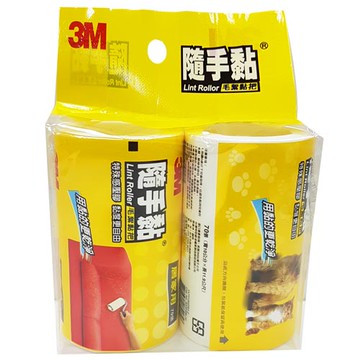 3M 隨手黏  居家用 毛絮黏把 補充包 70張X2捲