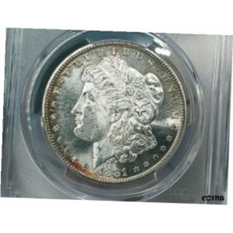 品質保証書付】 アンティークコイン NGC PCGS 1881 S Morgan Silver