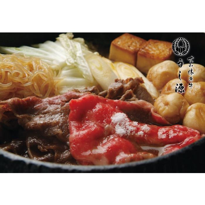 肉料理うし源 すき焼き用霜降りもも肉 300ｇ UG-SMB0503 [奈良県 宇陀市] FN0DX