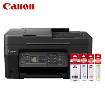 Canon PIXMA G4770 原廠大供墨傳真複合機+GI-71原廠墨水四色一組