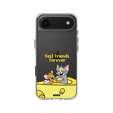 iPhone Air Clear Case（相機按鈕） 透明 - 湯姆貓與傑利鼠 Tom and Jerry - Best friends