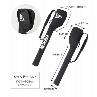 NEW ERA - NEWERA ゴルフ クラブケース レディース メンズ NEWERA ニューエラ ケース ショルダー付き ゴルフクラブケース 小型 ショルダーパッド 5本 6本 収納 おしゃれ 13517859 人気 かっこいい ブラン NEWERA ゴルフ クラブケース レディース メンズ NEWERA