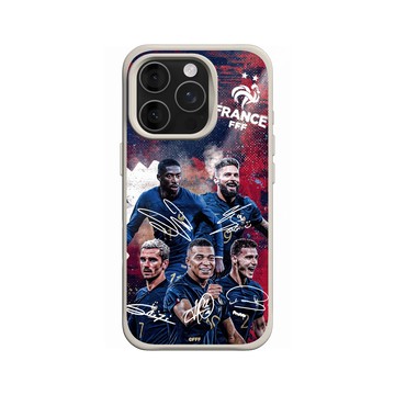 iPhone 16 Pro SolidX 貝殼灰 - FFF - France National team - Signatures 2