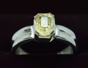 藍寶石戒指 未加熱 未處理寶石戒指 天然錫蘭藍寶石 男士戒指