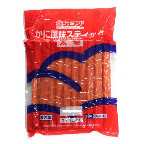 ジェフダ　かに風味スティック(太巻)　500g(20本)