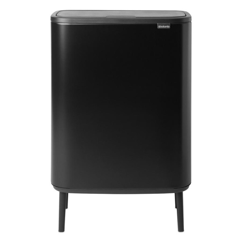 人気大割引 ゴミ箱 プッシュ式 ブラバンシア(Brabantia) ブラバンシア フタ付きゴミ箱 60L brabantia Bo  タッチビン ダストボックス 60L 高級感 インテリア ホワイト 分別 海外製 ベルギー 