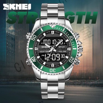 Skmei 1850 數字手錶男士石英防水日曆電子手錶 Reloj Masculino 精美禮品手錶【亞德機械五金家居】