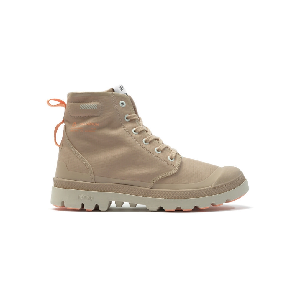 Palladium PAMPA RCYL L+ WP+~BEIGE TAN 男女 休閒鞋 咖啡