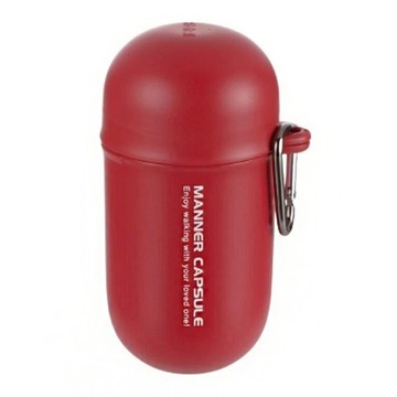 Richell 利其爾 寵物外出撿便盒 體積小巧 攜帶方便  Red  1個