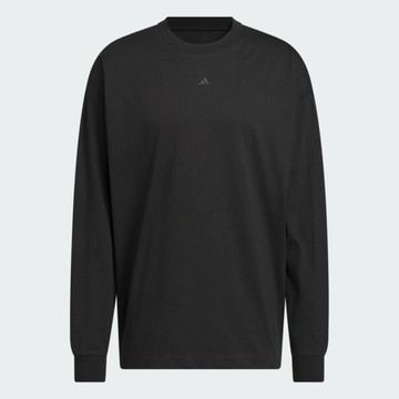 Adidas 愛迪達 Adidas Ls Tee KB7554 男女 長袖上衣 休閒長袖 黑 情侶裝