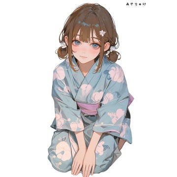 【8 月新品】07-139-0202 人物貼紙 簡約夏日女孩
