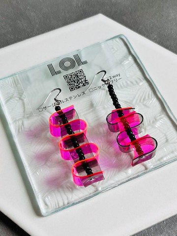 PVC DesignB031 耳針/耳夾